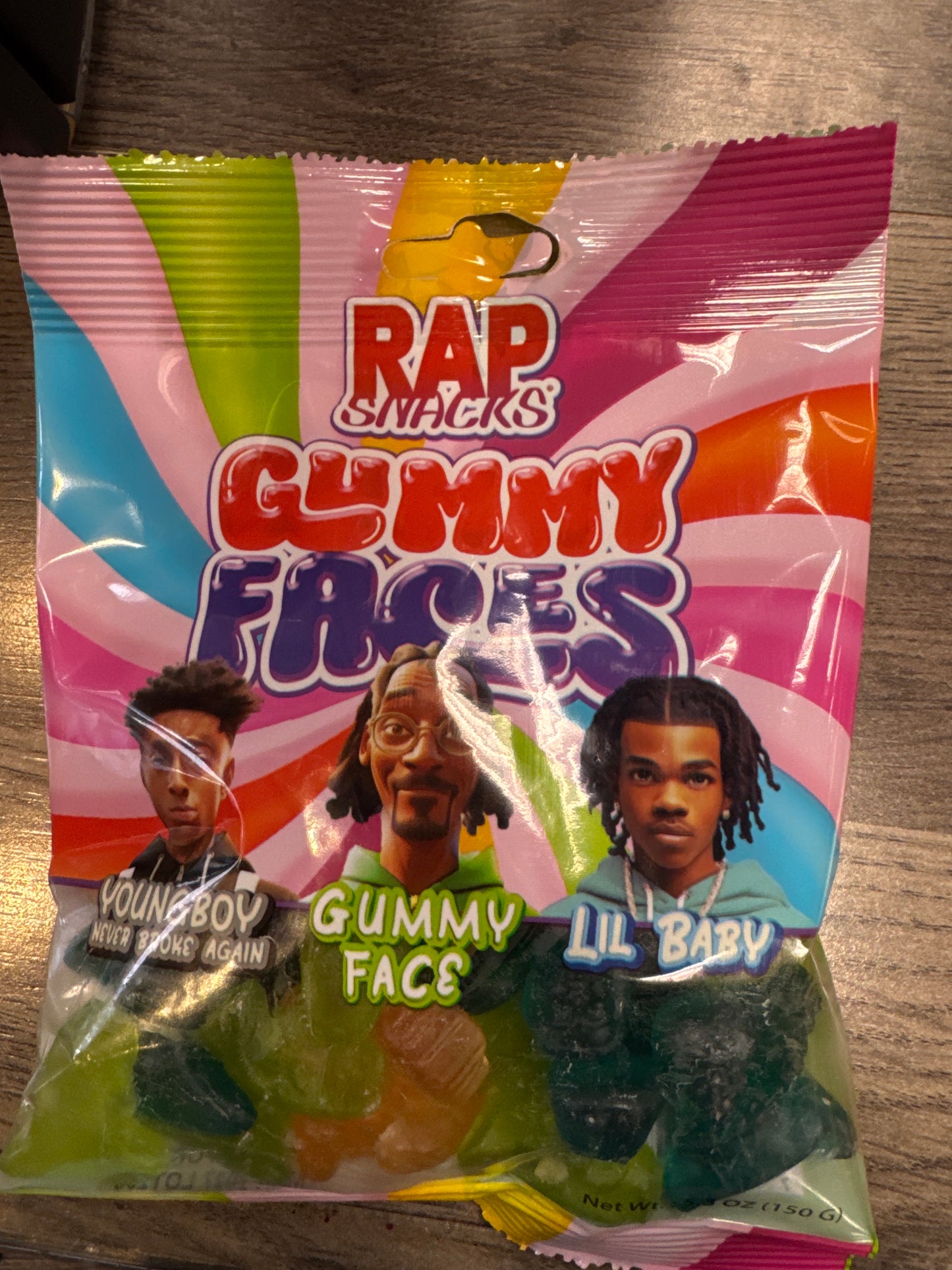 Rap Snacks Gummy Faces