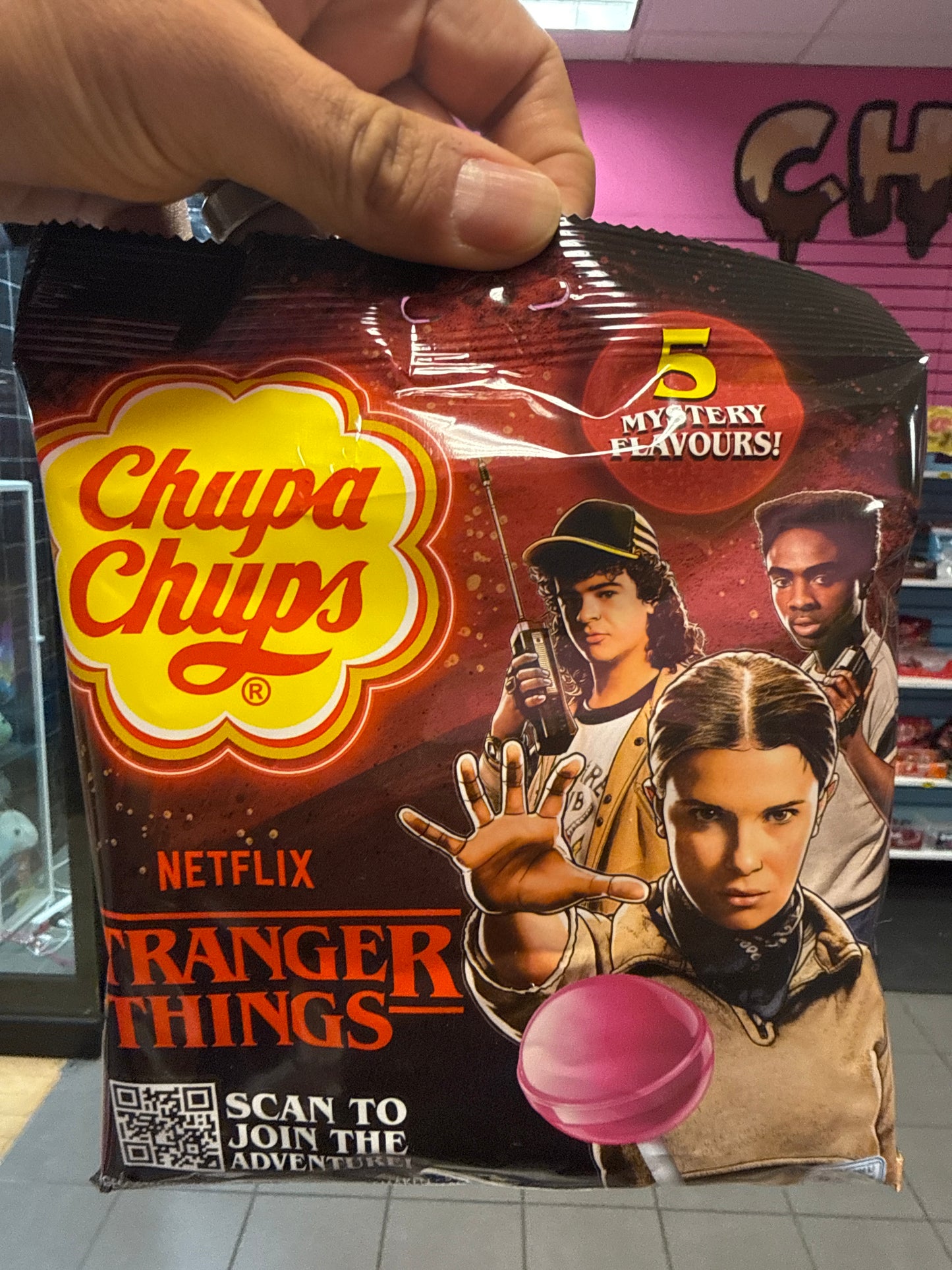 Chupa Chups Netflix Stranger Things 5 Mystery Flavors
