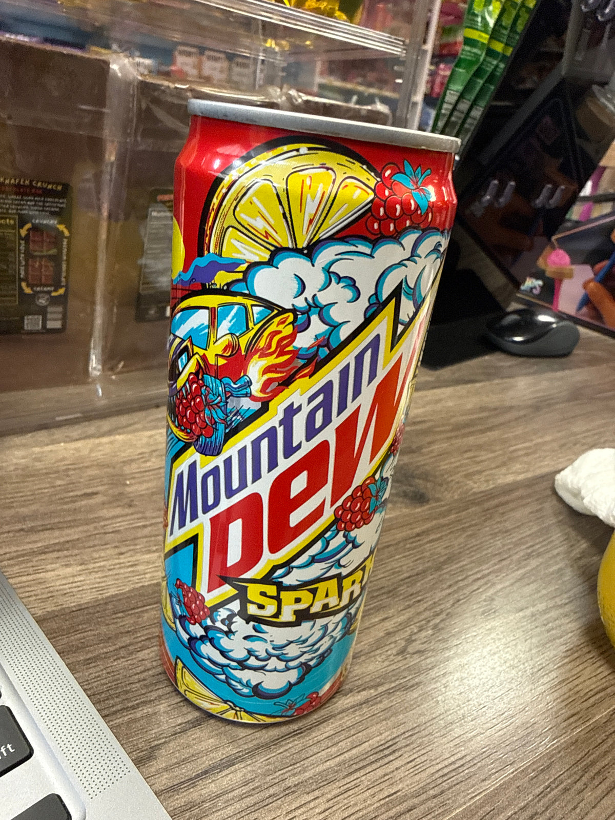 🇵🇱 IMPORTED FROM POLAND — Mountain Dew Spark Raspberry Lemonade, 330 mL