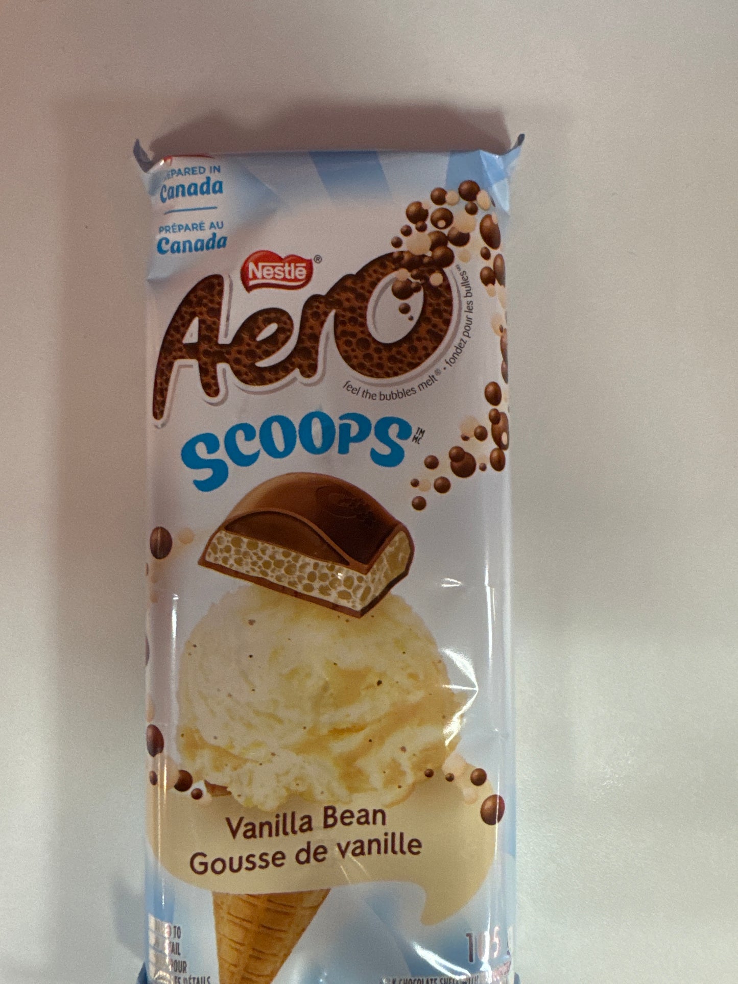 Aero scoops choco vanilla bean