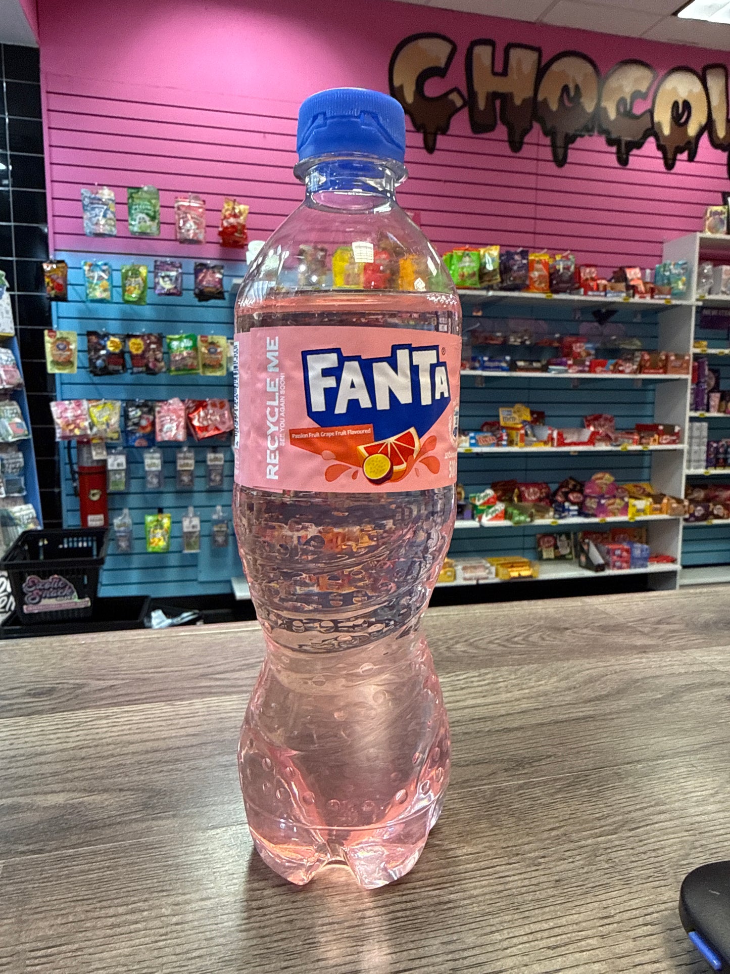 Fanta Passion Fruit Grape Fruit Flavored