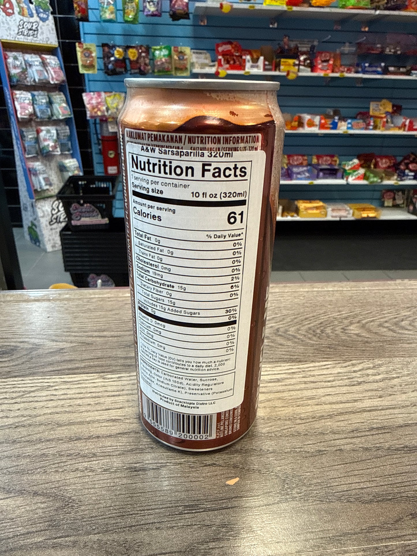 A & W Sarsaparilla 320 ml