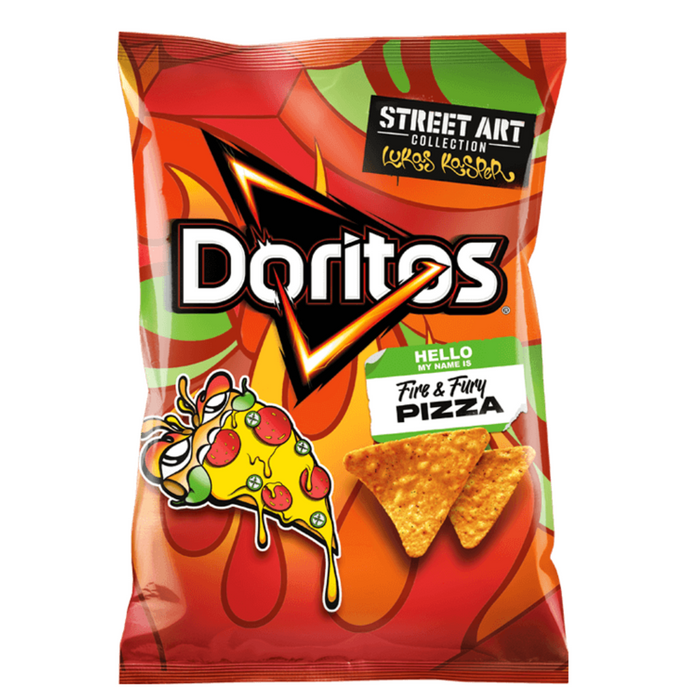 DORITOS FIRE &FURY PIZZA CHIPS (AUSTRALIA)