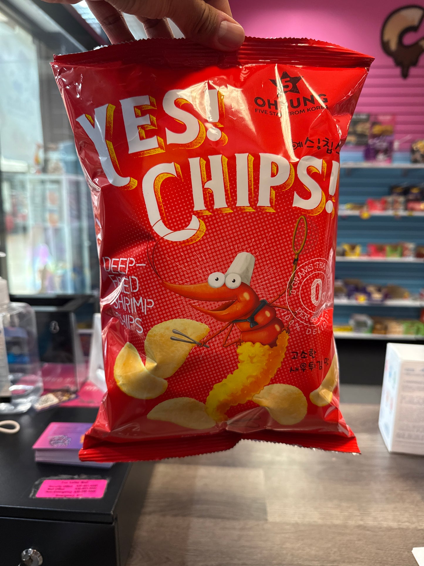 Yes! Chips! Deep Fried Shrimp