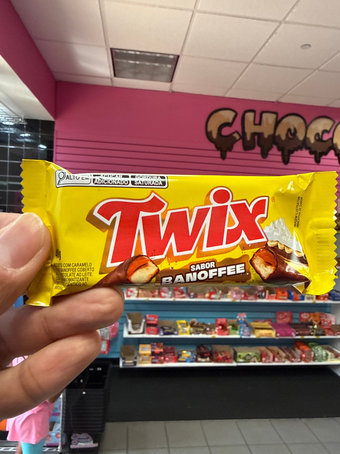 TWIX SABOR BANOFFEE PRODUCT IF BRASIL