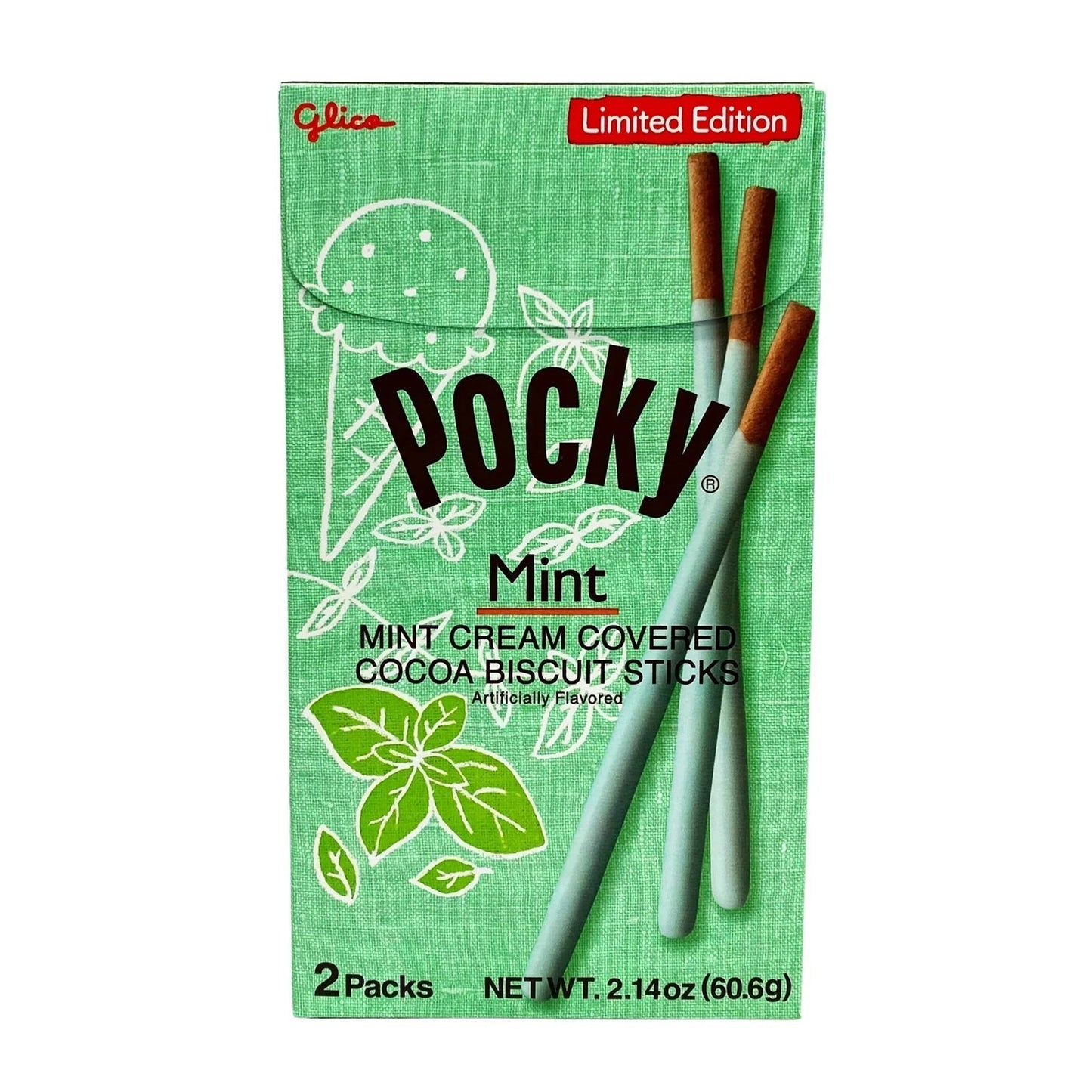 JAPANESE MINT COCOA POCKY COOKIE STICKS (JAPAN)