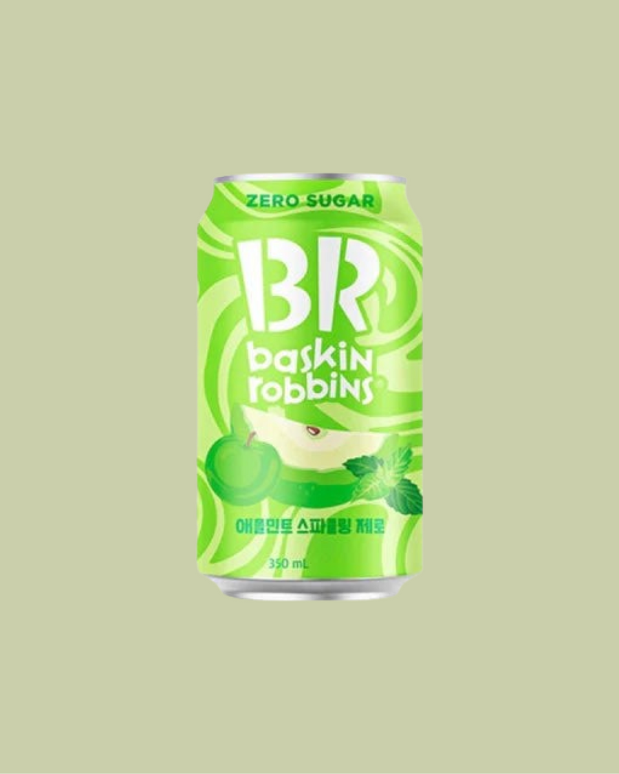 BASKIN ROBBIN APPLE MINT SPARKLING SODA (KOREA)
