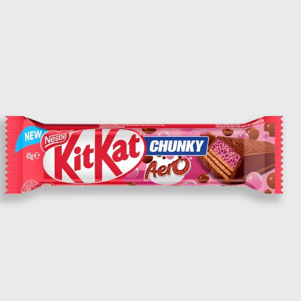 KITKAT CHUNKY AERO STRAWBERRY FLAVOR, PRODUCT OF AUSTRALIA 🇦🇺