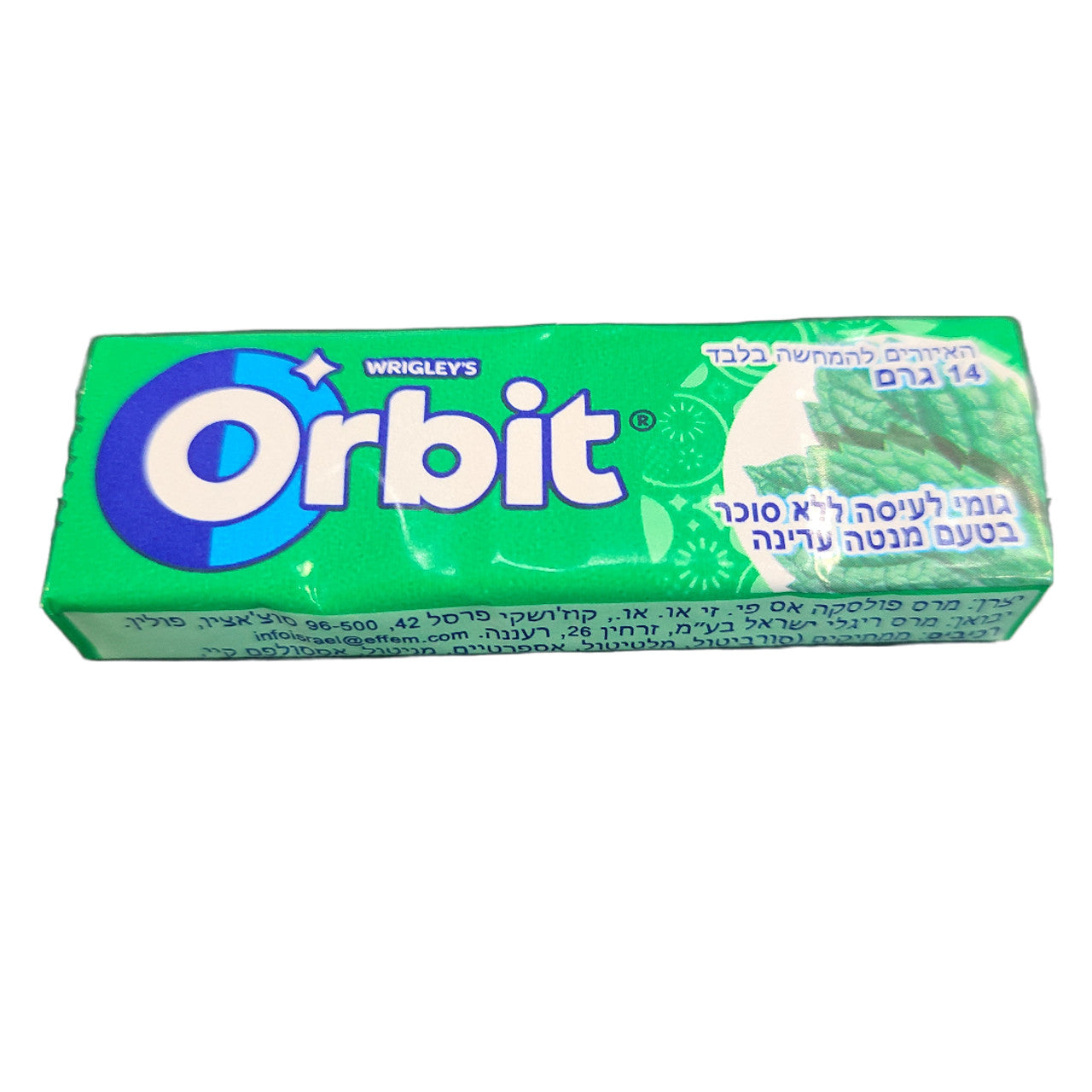 ORBIT SUGARFREE SPEARMINT FLAVOR GUM (USA)