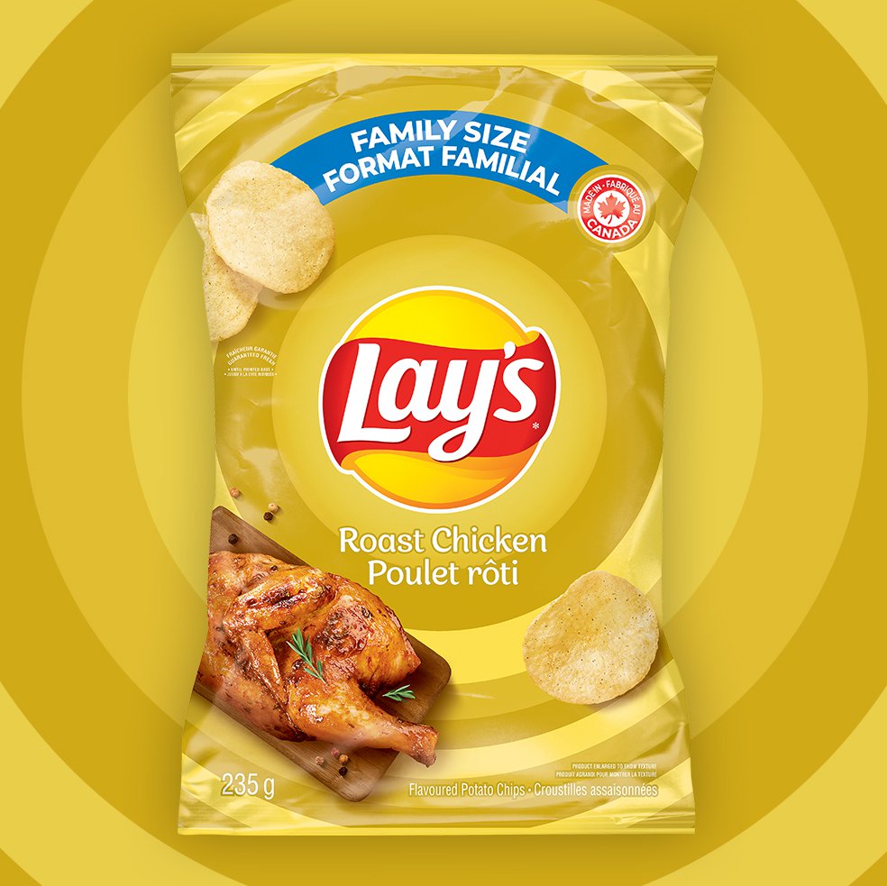LAY'S ROAST CHICKEN POULET ROTI (CANADA)