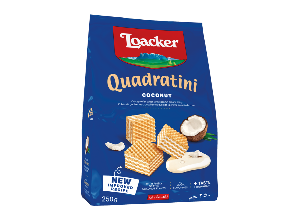 LOACKER - QUADRATINI COCONUT (ITALY)