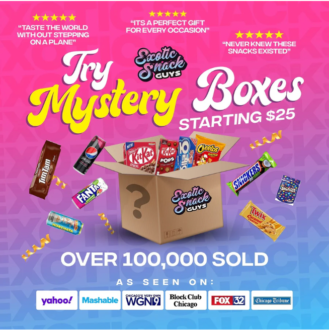 Mystery Box $75 - Snack Legend