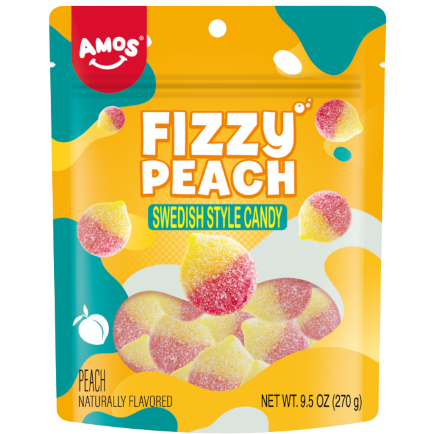 Amos Swedish Candy Fizzy Peach
