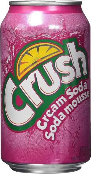 CRUSH CLEAR CREAM SODA CAN 355ml (CANADA)