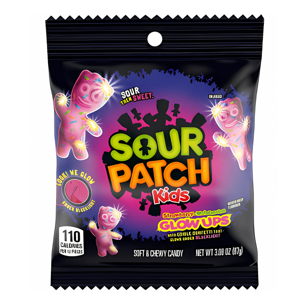 Sour Patch Glow Ups Peg Bag 3.08oz