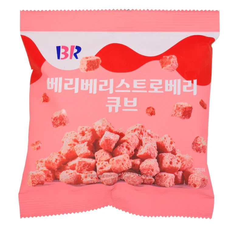 BASKIN ROBBIN NEW YORK CHEESECAKE CUBES PINK (KOREA)