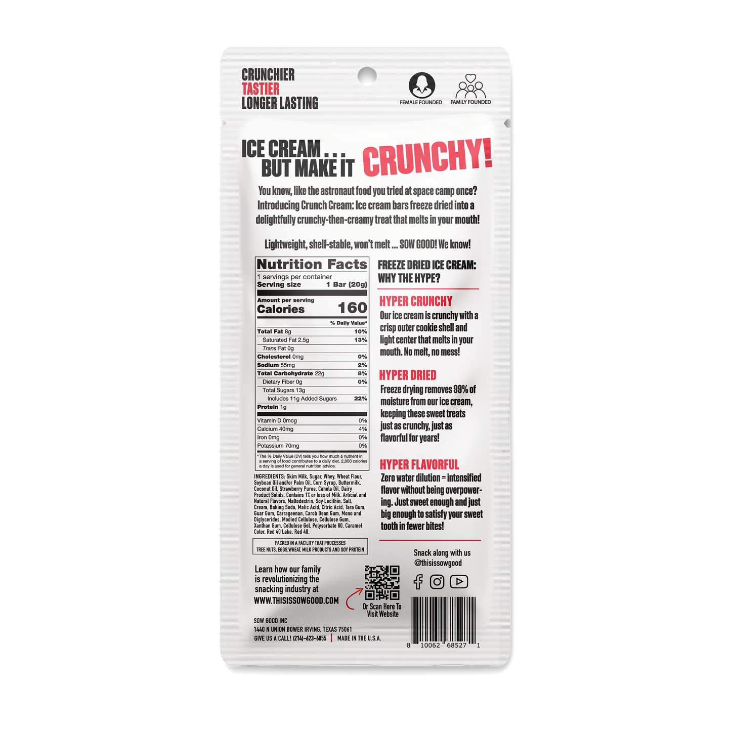 Berry Crunch Ice Cream Bar