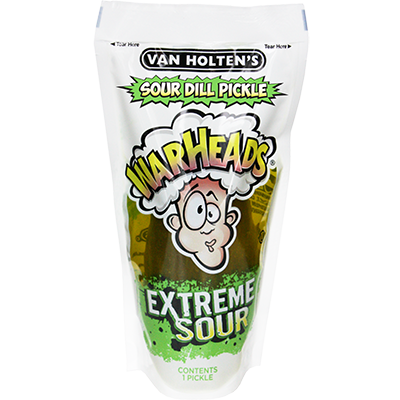 Van Holten's Warheads Extreme Sour Dill Pickle,