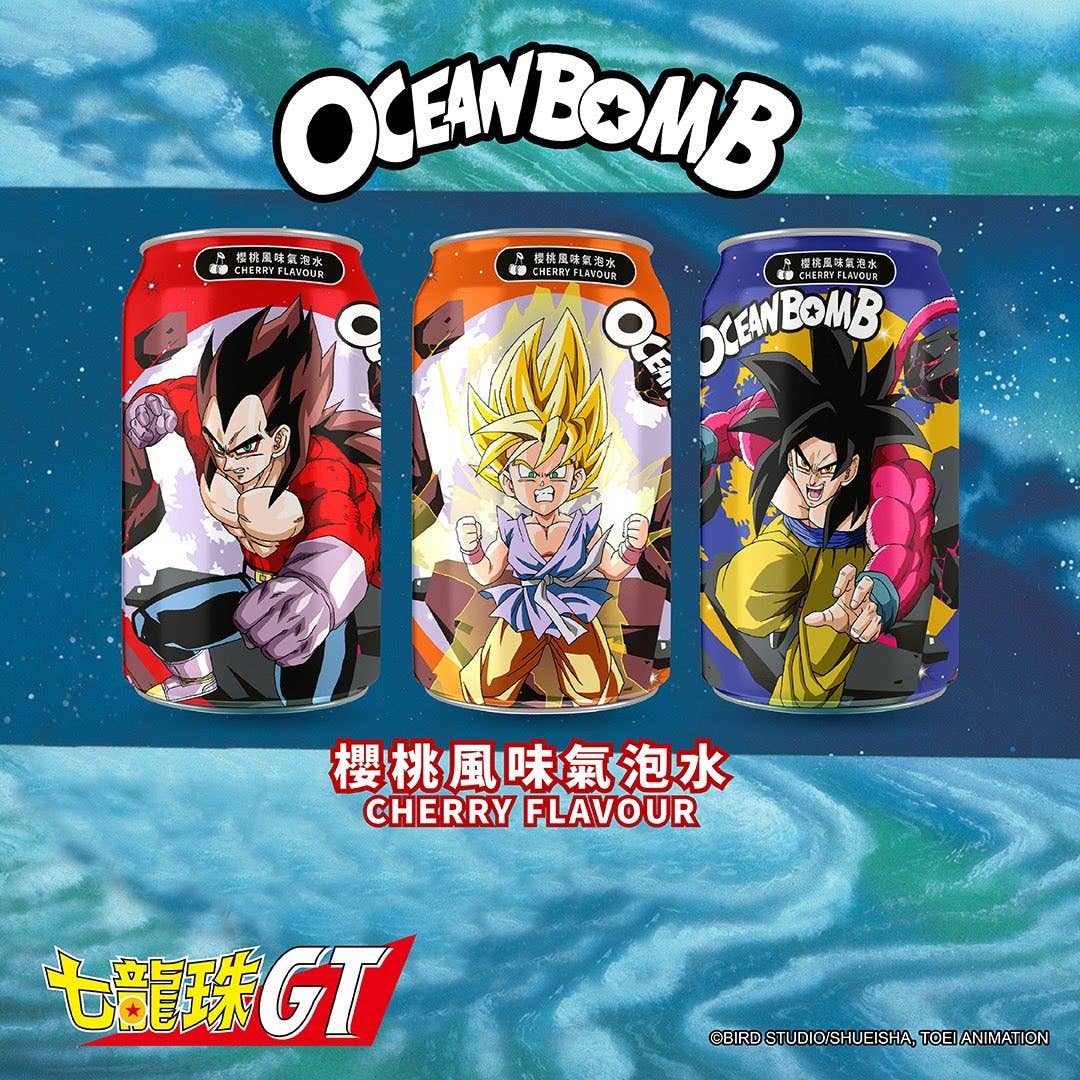 Dragon Ball GT Cherry Soda Wanted Poster Edition 330ml (Taiwan)