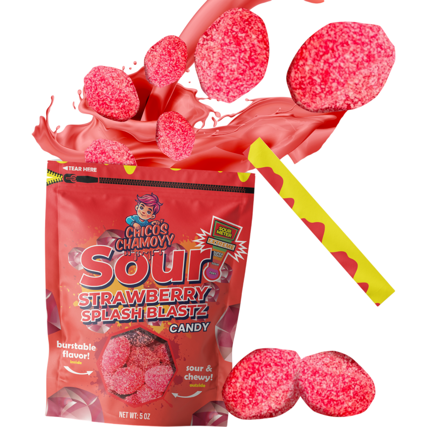 Chico's Chamoyy Sour Strawberry Splash Blastz