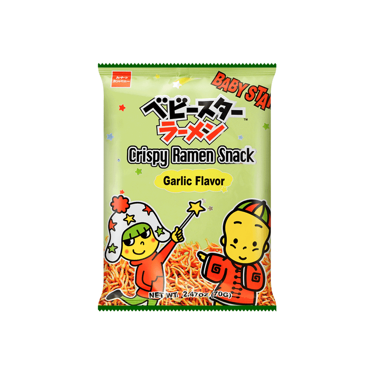 SNACK CRISPY RAMEN GARLIC FLAVOR (TAIWAN)