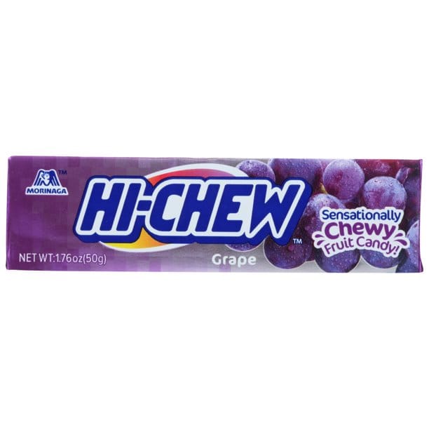 HI-CHEW STICK CHEWY FRUIT CANDY GRAPE (USA)