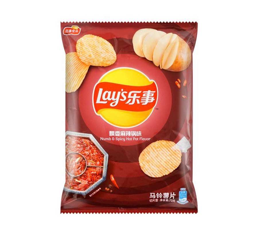LAY'S NUMB AND SPICY HOT POT (CHINA)