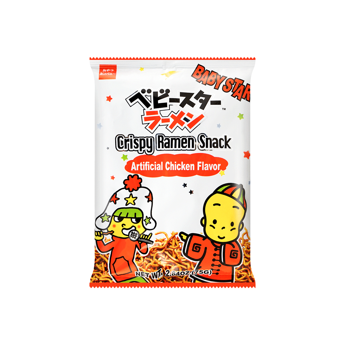 BABY STAR - CRISPY RAMEN SNACK - CHICKEN FLAVOR (JAPAN)