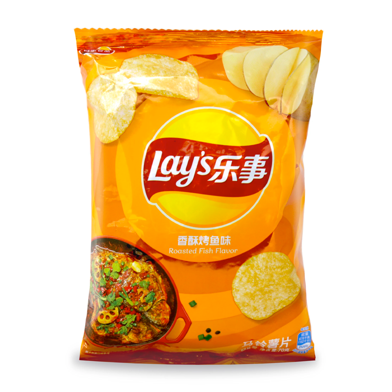 LAY'S ROASTED FISH 34g (CHINA)
