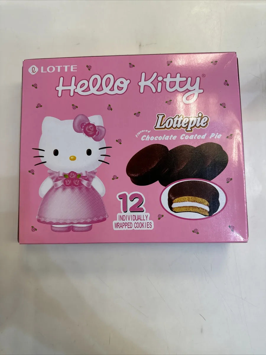 HELLO KITTY LOTTEPIE CHOCOLATE COATED PIE (KOREA)