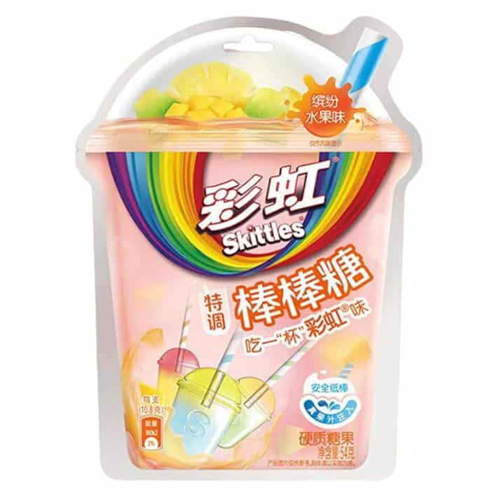 SKITTLES MIXED FRUIT LOLLIPOP (CHINA)