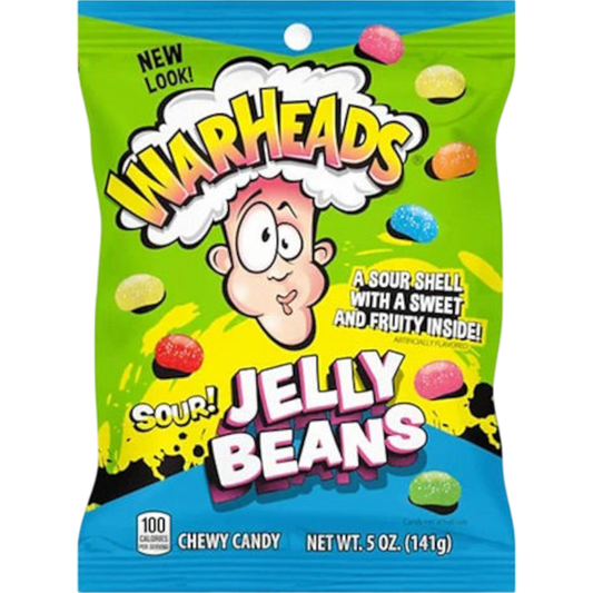 Warheads Sour Jelly Beans