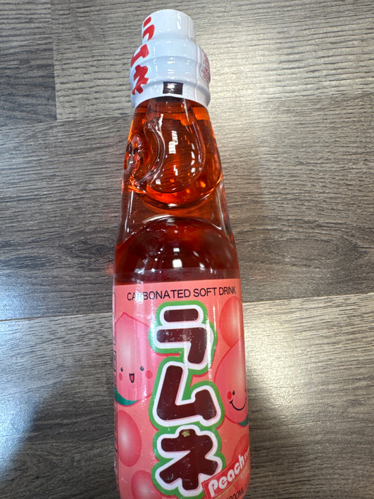 Carbonated drink peach flavour