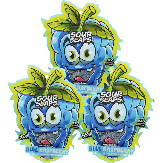 Sour Slaps Blue Raspberry