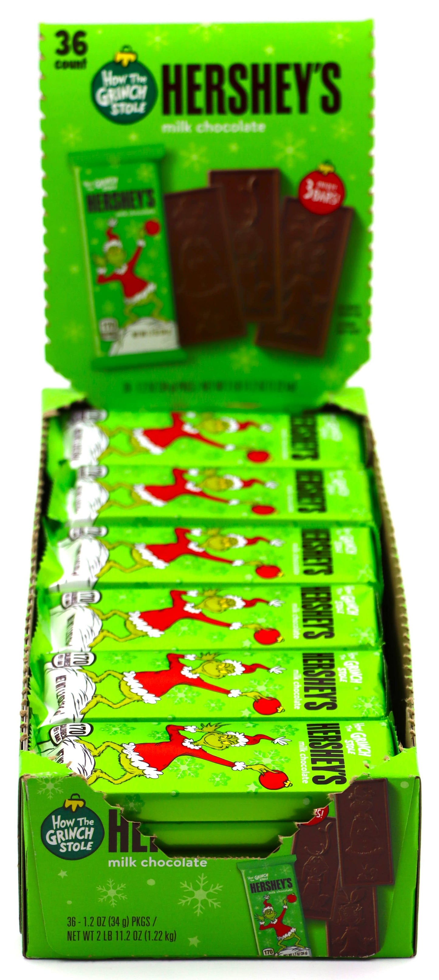 Hershey's How the Grinch Stole Milk Choc. 1.2oz Bar