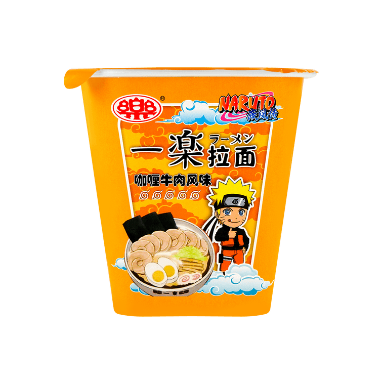 NARUTO ICHIRAKU BEEF CURRY RAMEN INSTANT NOODLES (CHINA)