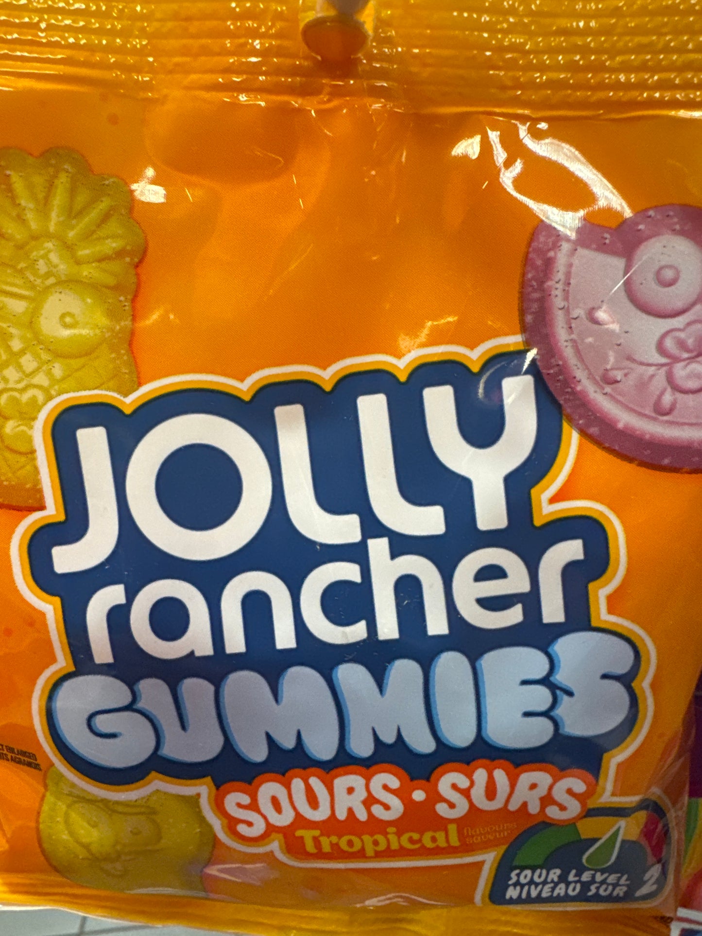 Jolly rancher gummies sours surs tropical