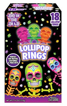 DAY OF THE DEAD RING POPS