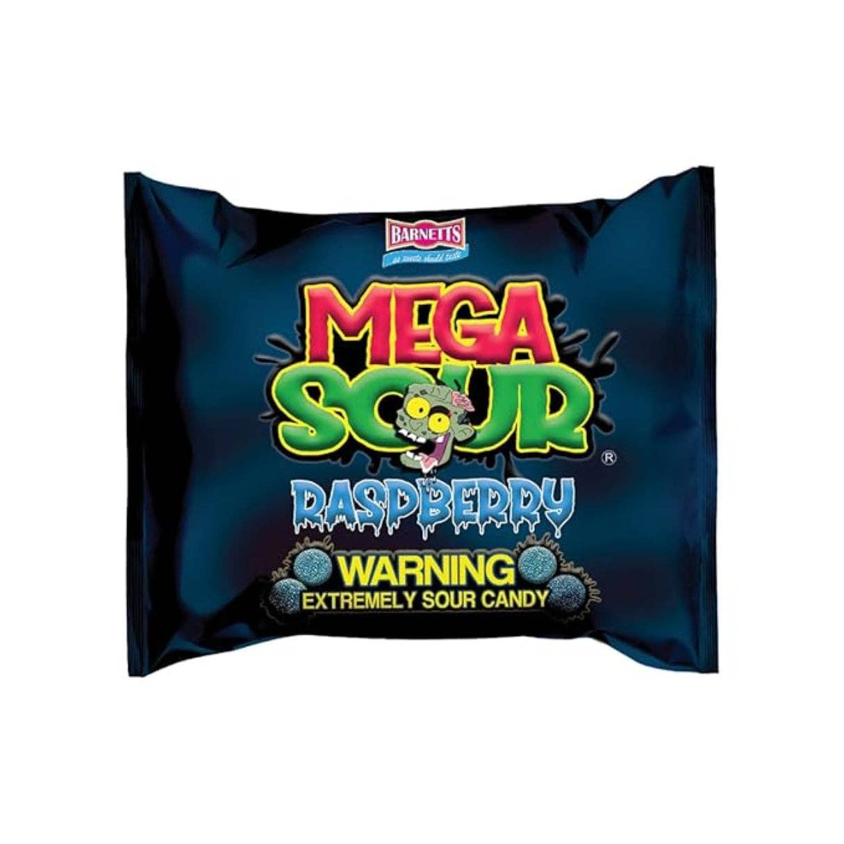 Mega Sour Raspberry 104g - 12ct