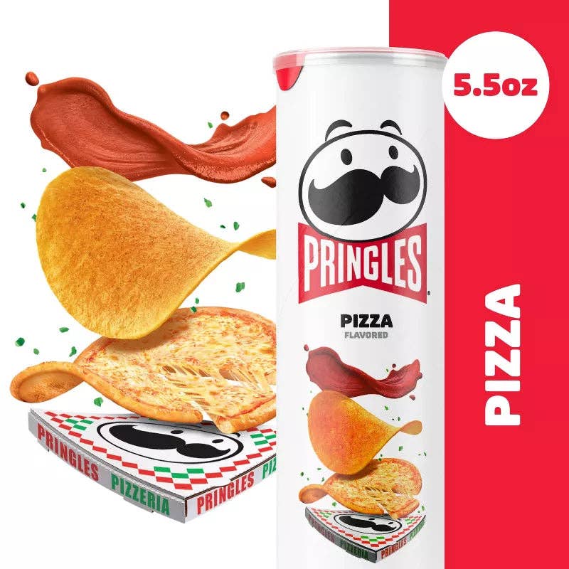 Pringles Pizza Flavored Potato Crisps Chips 5.5oz