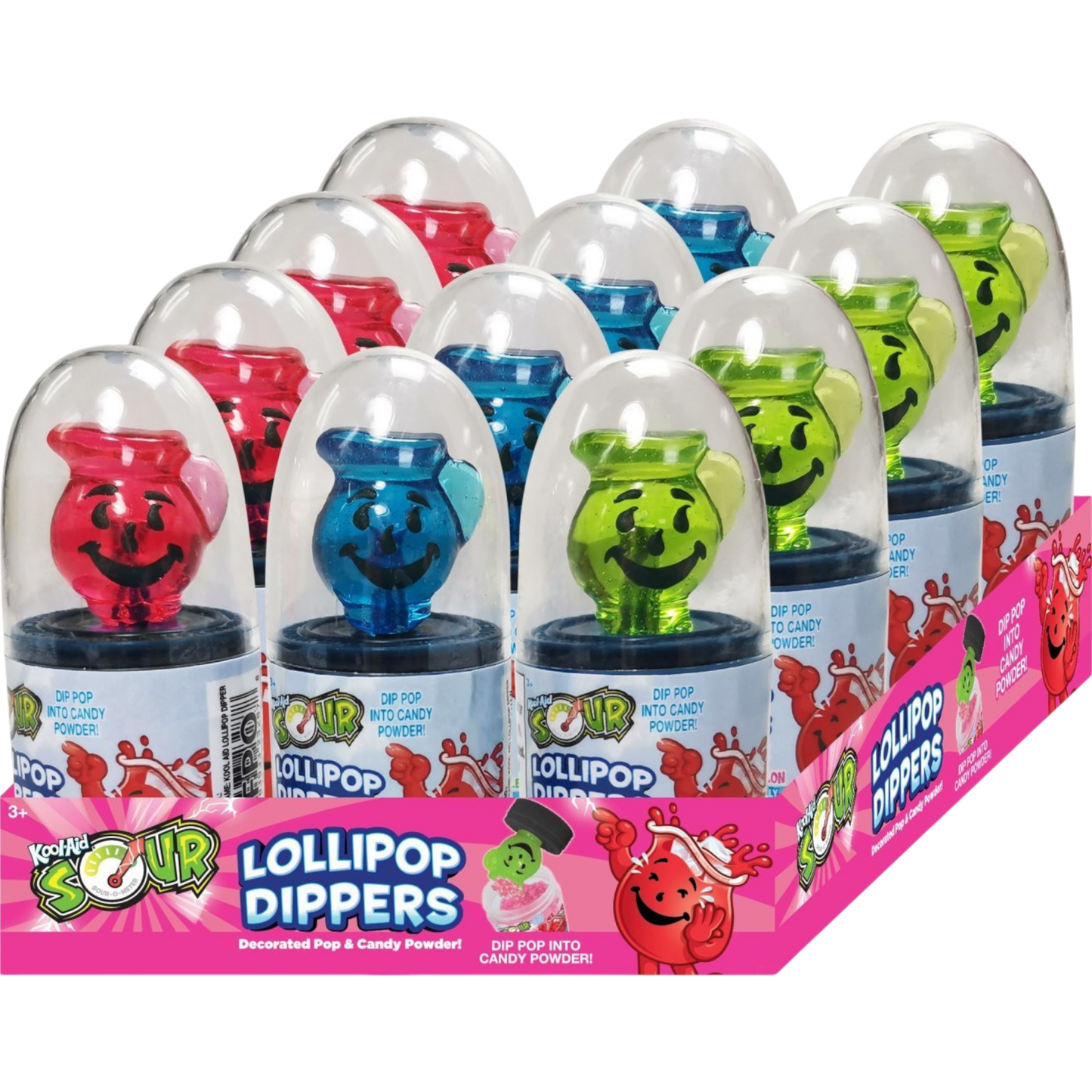 Kool-Aid Sour Lollipop Dippers