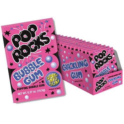 Pop Rocks Bubble Gum Popping Candy .33oz