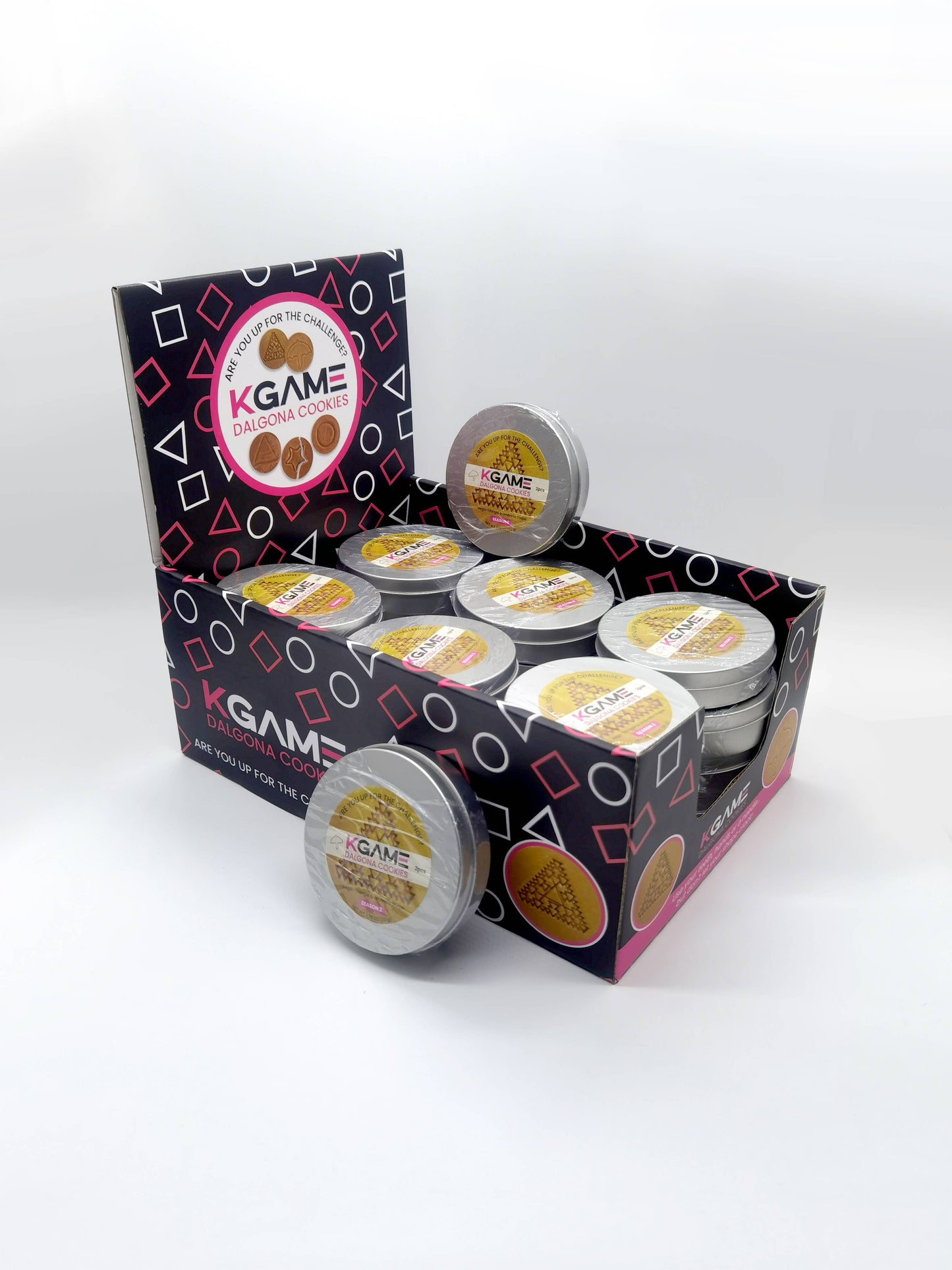 KGAME Dalgona Cookie Tin — Season 2 Challenge (30-PDQ)