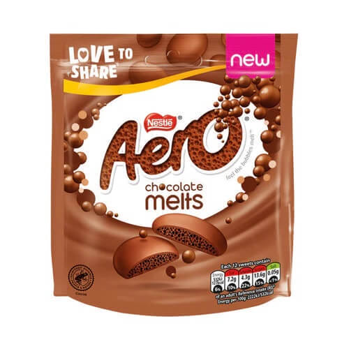 NESTLE AERO CHOCOLATE MELTS POUCH (CANADA)