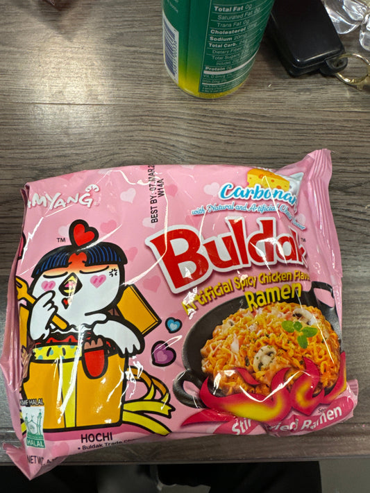 BULDAK CARBONARA STIR-FRIED RAMEN - HOT CHICKEN (KOREA)