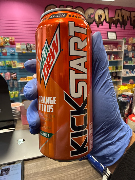 Mtn Dew kickstart orange citrus
