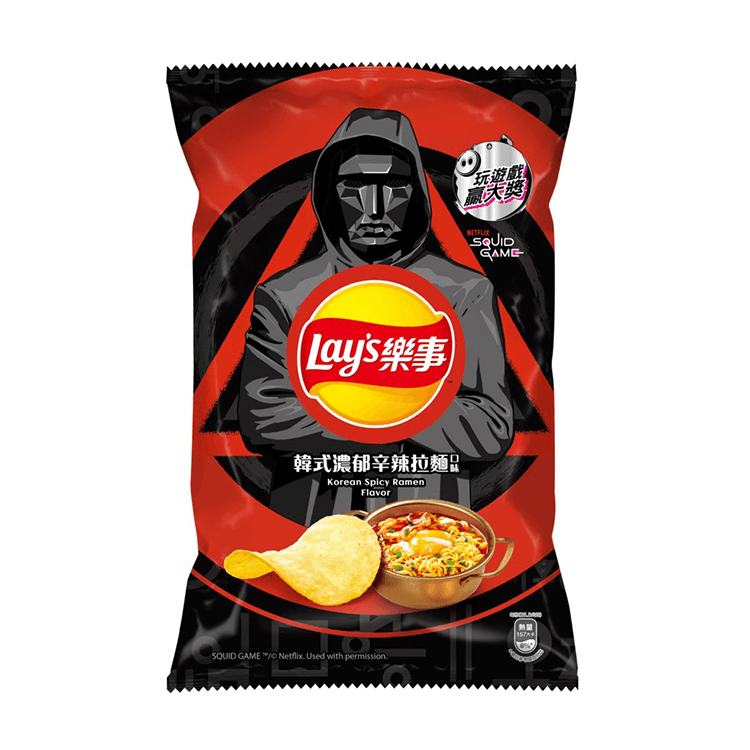 Lay’s Squid Games Spicy Korean Ramen (2.09oz) (Taiwan)
