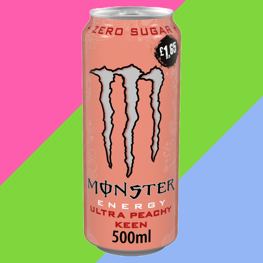 Monster Energy Drink Ultra Peachy Keen Zero Sugar 500ML