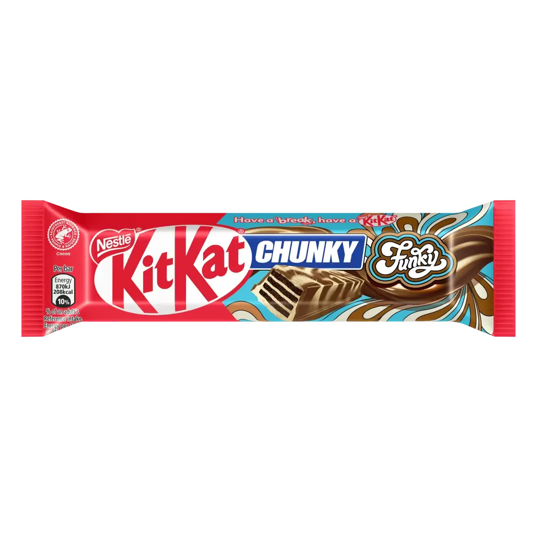 Kit Kat Chunky Funky Chocolate Bar - 40 g. / 1.41 oz. (Bulk)