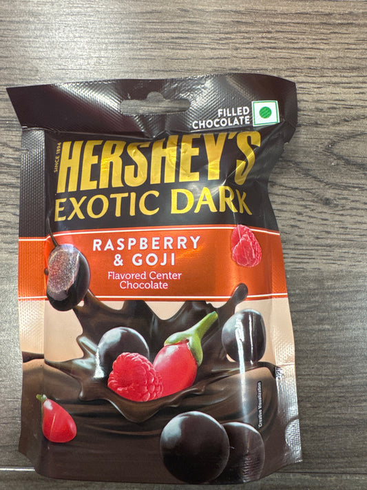 HERSHEY’S EXOTIC DARK RASPBERRY & GOJI